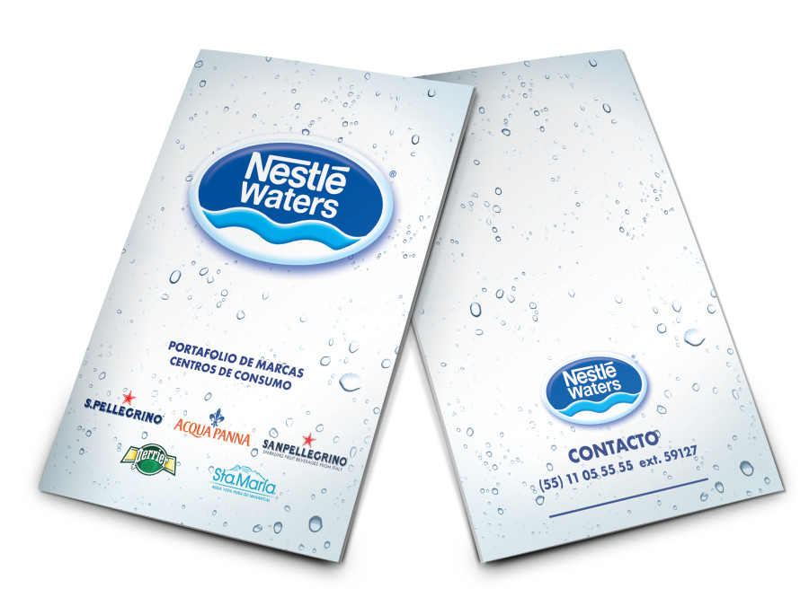 Nestle Waters Product Brochure Design